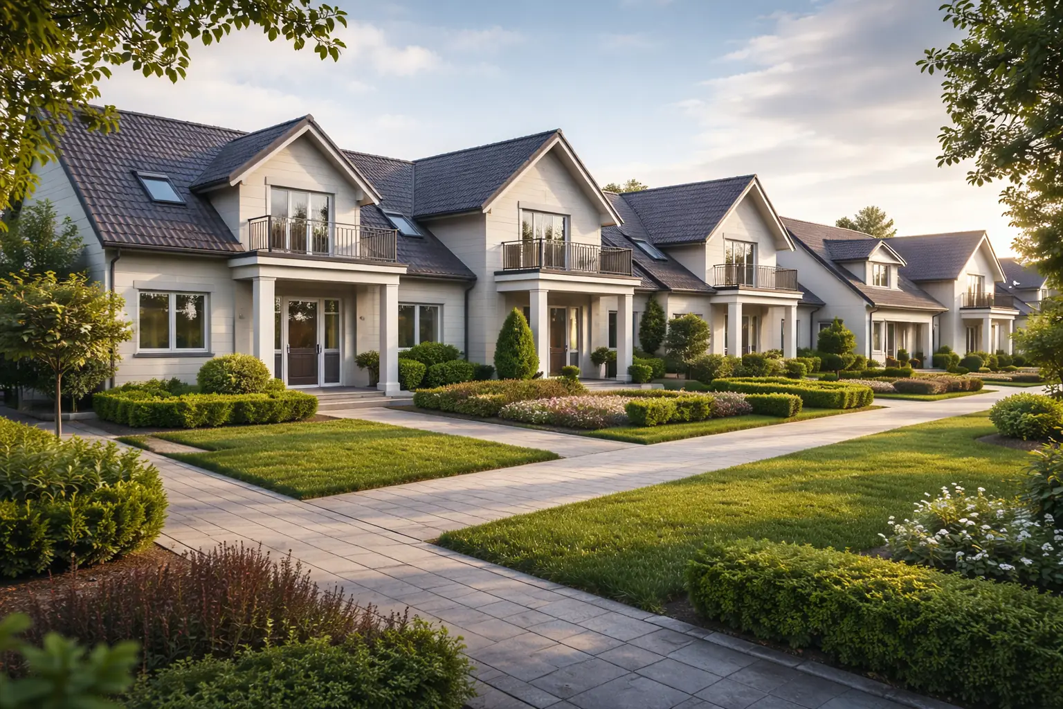 Zabudowa mieszkaniowa – domy i osiedle