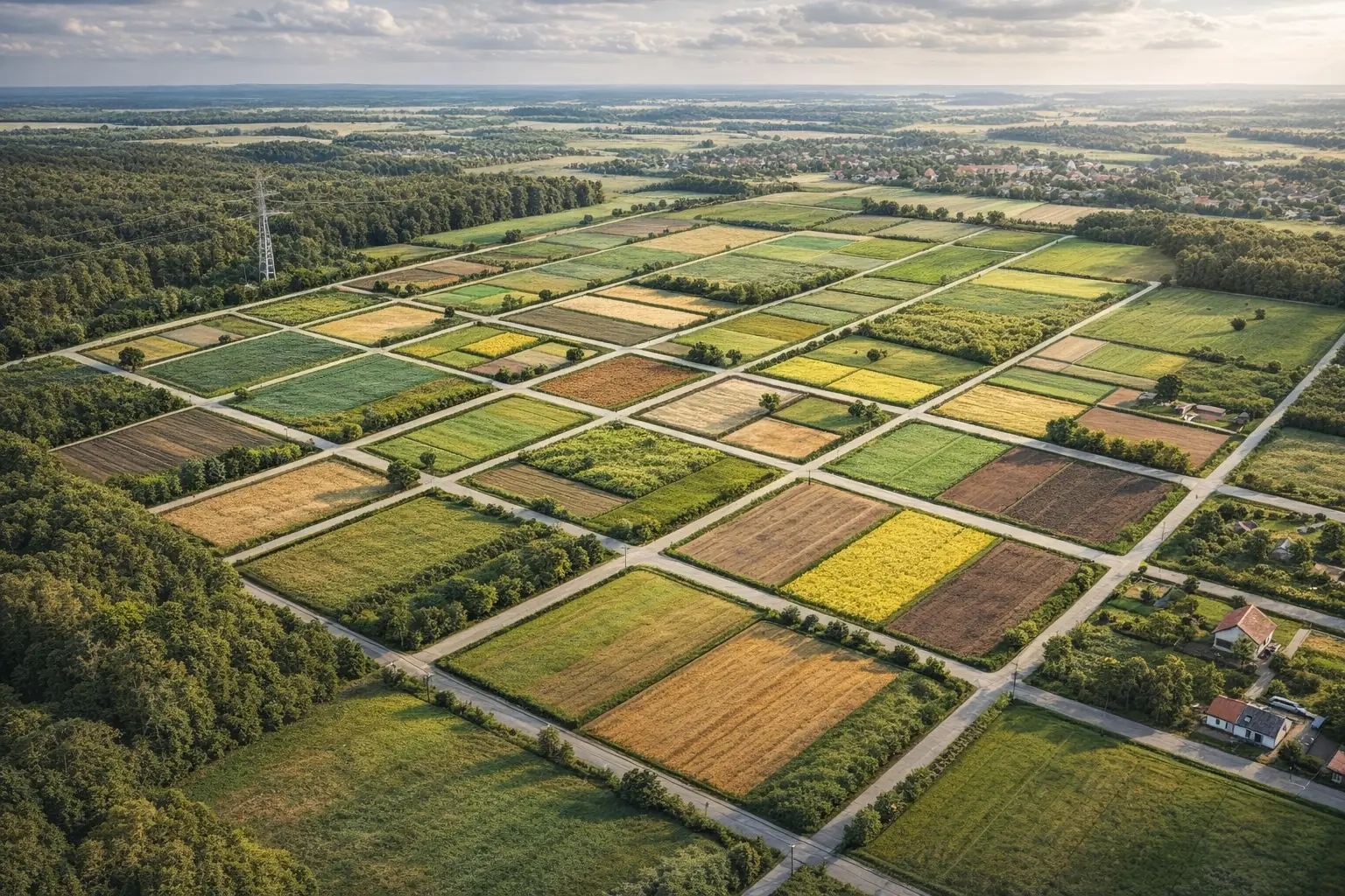 Działki z lotu ptaka – podział terenu i potencjał inwestycyjny